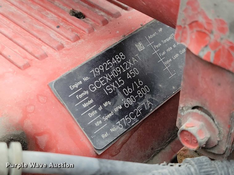 image for item DX6464 2016 International ProStar Plus 122 semi truck