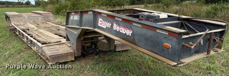 image for item DY8258 1987 Eager Beaver 40GHG/S lowboy equipment trailer