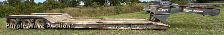 image for item DY8258 1987 Eager Beaver 40GHG/S lowboy equipment trailer