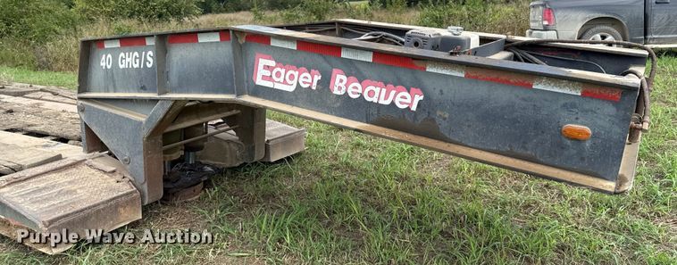 image for item DY8258 1987 Eager Beaver 40GHG/S lowboy equipment trailer