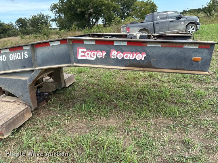 image for item DY8258 1987 Eager Beaver 40GHG/S lowboy equipment trailer