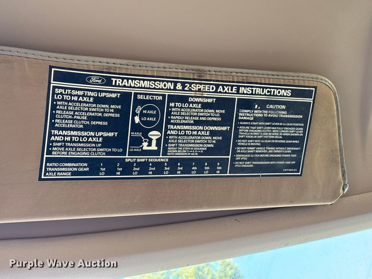 image for item EA6995 1985 Ford F700 dump flatbed truck