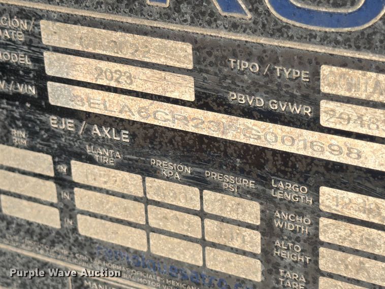 image for item EA7005 2023 Atro 2023 container trailer