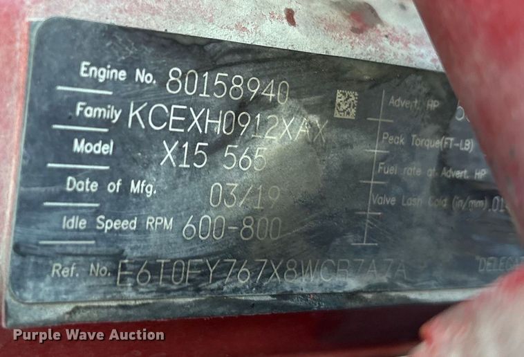 image for item EA7552 2020 Kenworth T880 semi truck