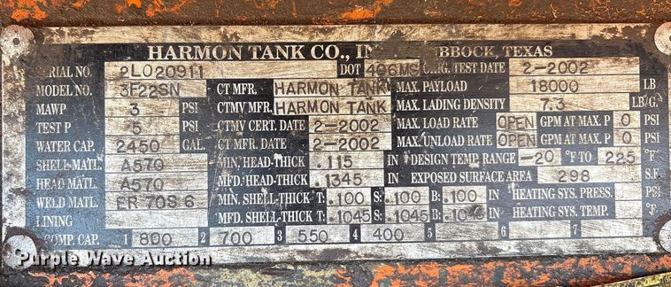 image for item EA7583 2002 Freightliner FL70 fuel truck