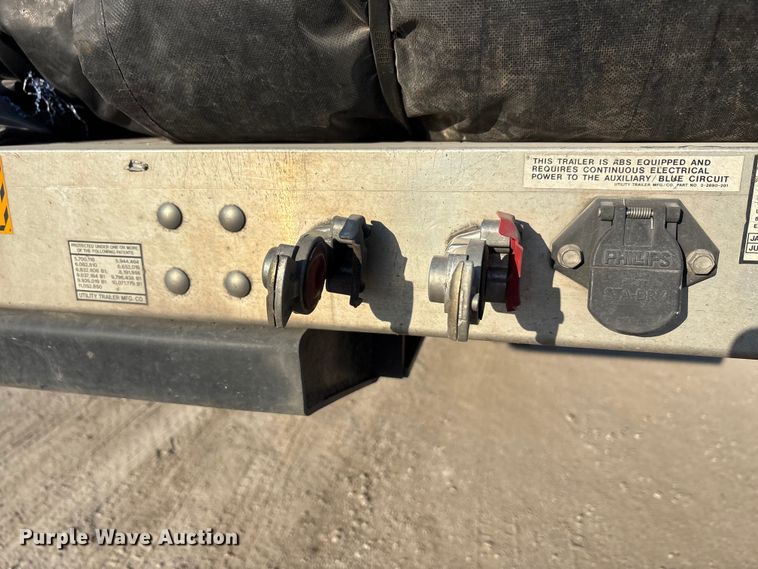 image for item EA7591 2024 Utility FS2CHA flatbed trailer