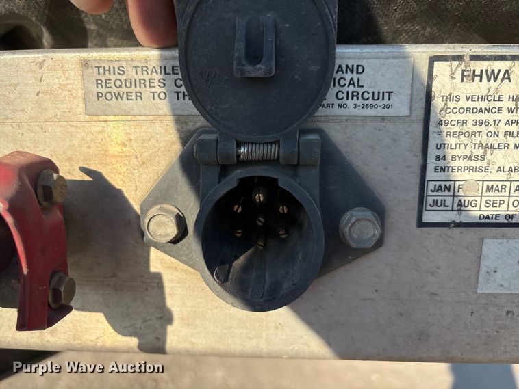 image for item EA7591 2024 Utility FS2CHA flatbed trailer