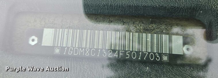 image for item EB8374 2004 GMC C8500 rollback truck