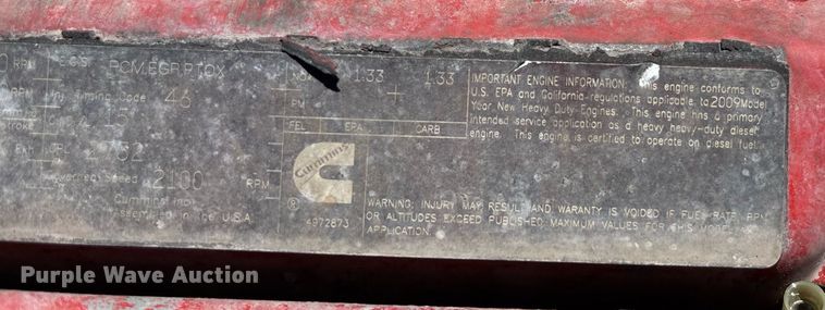 image for item EC3598 2009 Peterbilt 389 semi truck