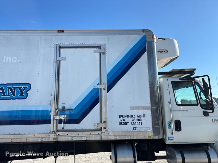 image for item ED2278 2007 International 4300 refrigerated delivery truck