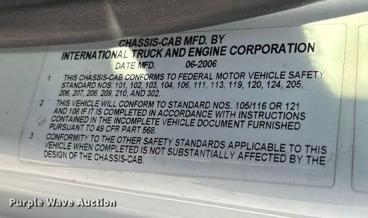 image for item ED2278 2007 International 4300 refrigerated delivery truck