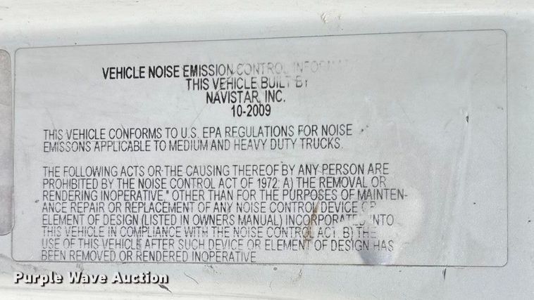 image for item ED2293 2010 International 4400 truck cab and chassis