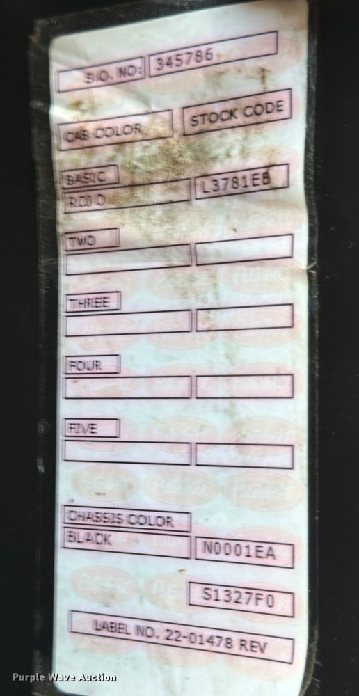 image for item ED5958 2016 Peterbilt 389 semi truck