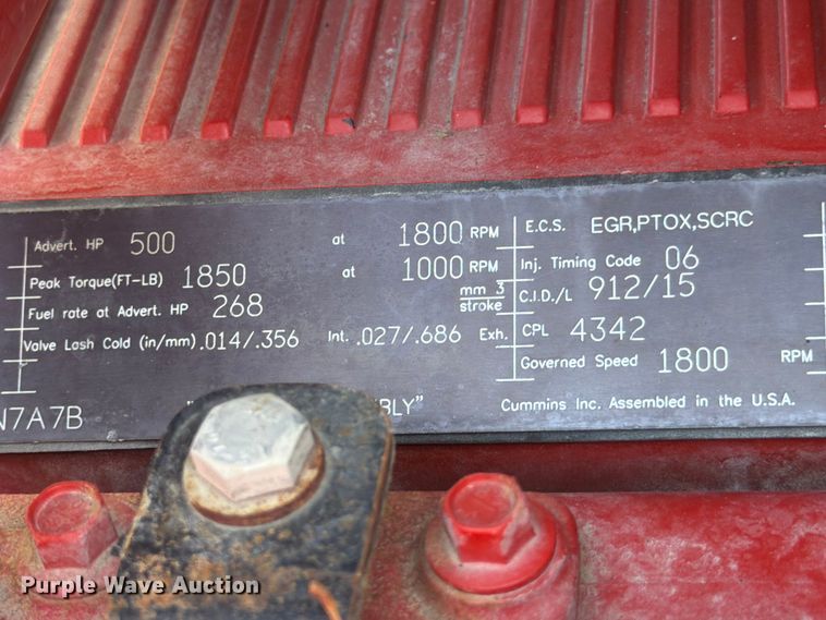 image for item ED5959 2020 Kenworth T800 semi truck