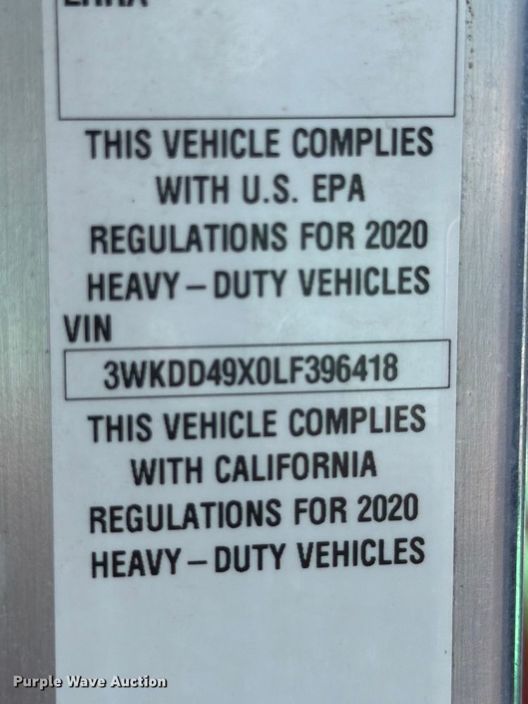 image for item ED5959 2020 Kenworth T800 semi truck