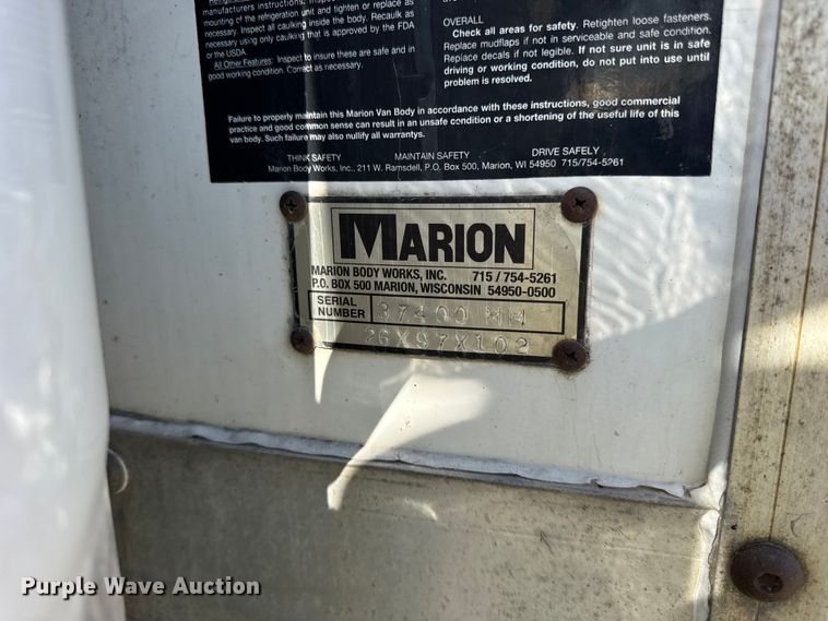 image for item EF2200 2016 Freightliner Business Class M2 box truck