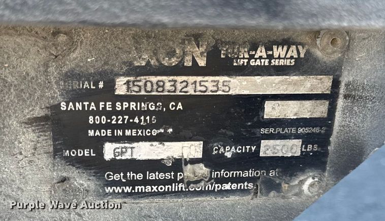 image for item EF2200 2016 Freightliner Business Class M2 box truck