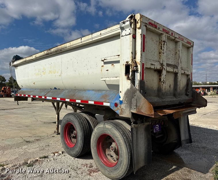 image for item EF2227 1994 Hilbilt end dump trailer