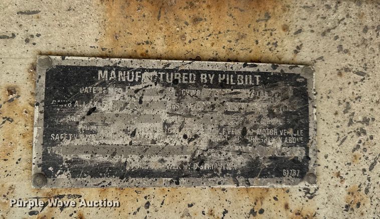 image for item EF2227 1994 Hilbilt end dump trailer