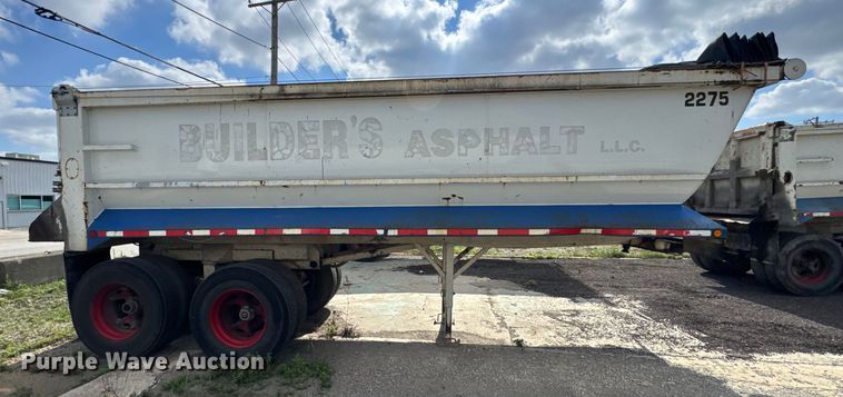 image for item EF2228 1993 Hillbilt end dump trailer