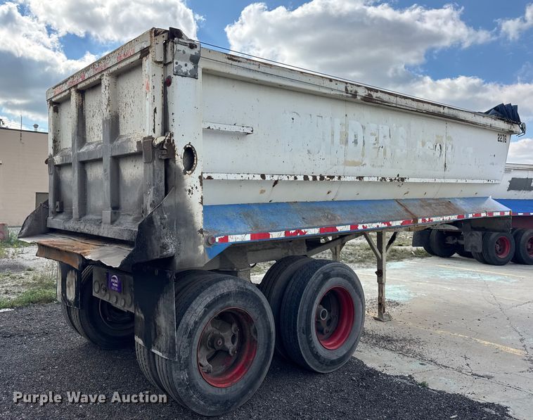 image for item EF2229 1993 Hilbilt end dump trailer