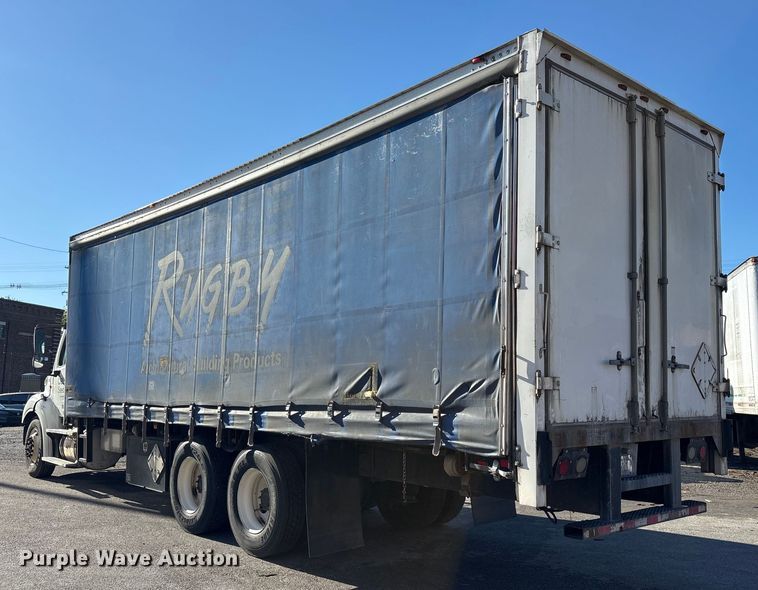 image for item EM6106 2014 Freightliner M2 112 side curtain box truck  