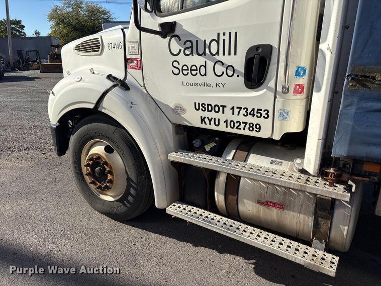 image for item EM6106 2014 Freightliner M2 112 side curtain box truck  