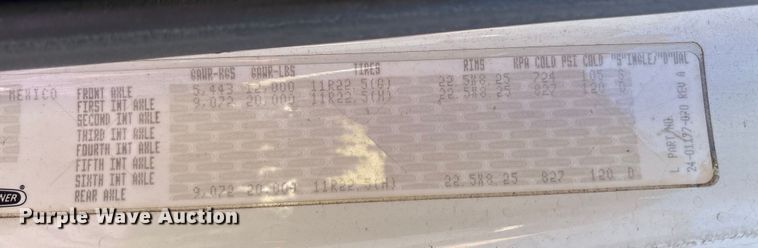 image for item EM6106 2014 Freightliner M2 112 side curtain box truck  