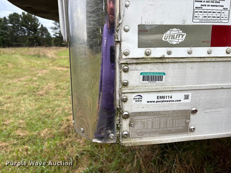 image for item EM6114 2013 Utility Trailer Manufacturer refrigerated van trailer