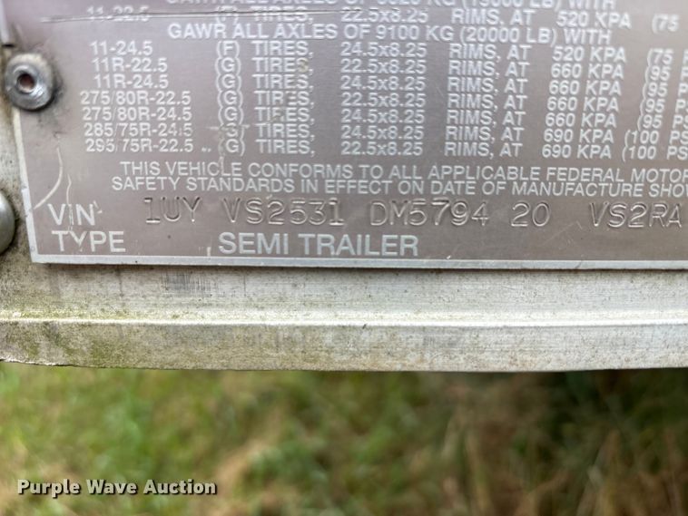 image for item EM6114 2013 Utility Trailer Manufacturer refrigerated van trailer