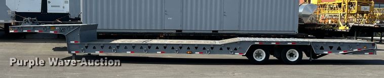 image for item ET3358 1998 Trail King TK70HT-462 drop deck hydraulic tail equipment trailer