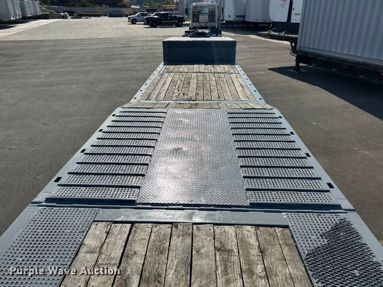 image for item ET3358 1998 Trail King TK70HT-462 drop deck hydraulic tail equipment trailer