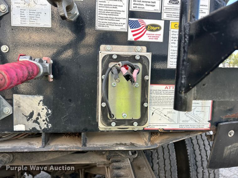 image for item ET3373 2017 Etnyre live bottom trailer