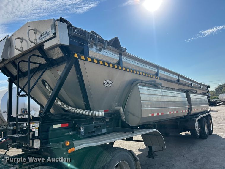 image for item ET3373 2017 Etnyre live bottom trailer