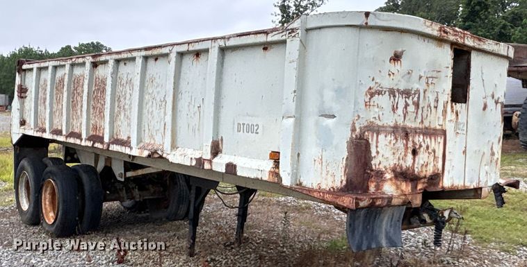 image for item ET7027 1985 HIBT End dump trailer