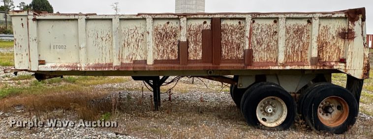 image for item ET7027 1985 HIBT End dump trailer