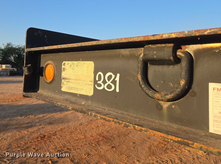 image for item EU3912 2013 Pitts Trailers drop deck equipment trailer