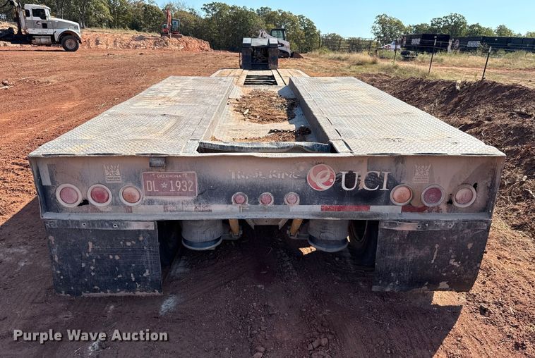 image for item EU5087 1990 Trail King TK100DGP-503 lowboy equipment trailer