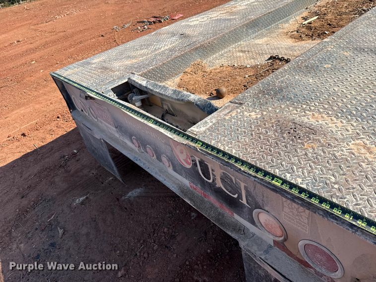 image for item EU5087 1990 Trail King TK100DGP-503 lowboy equipment trailer