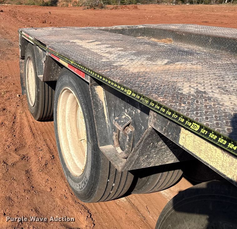 image for item EU5087 1990 Trail King TK100DGP-503 lowboy equipment trailer