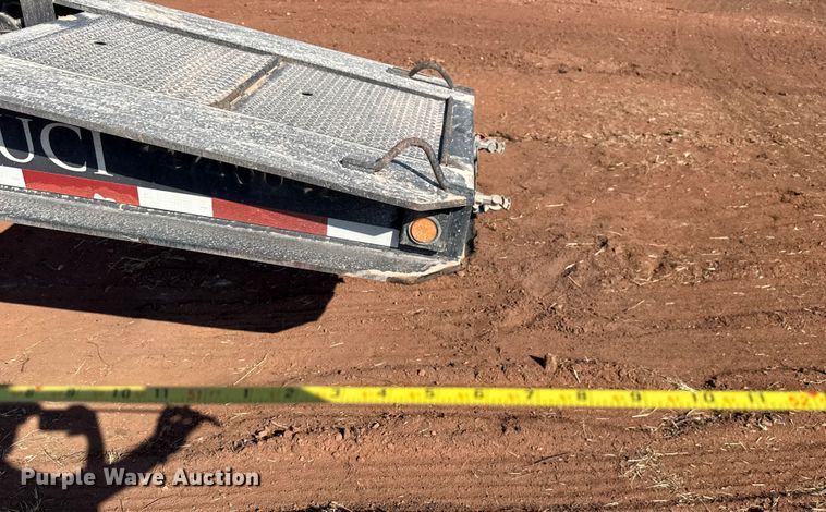 image for item EU5087 1990 Trail King TK100DGP-503 lowboy equipment trailer