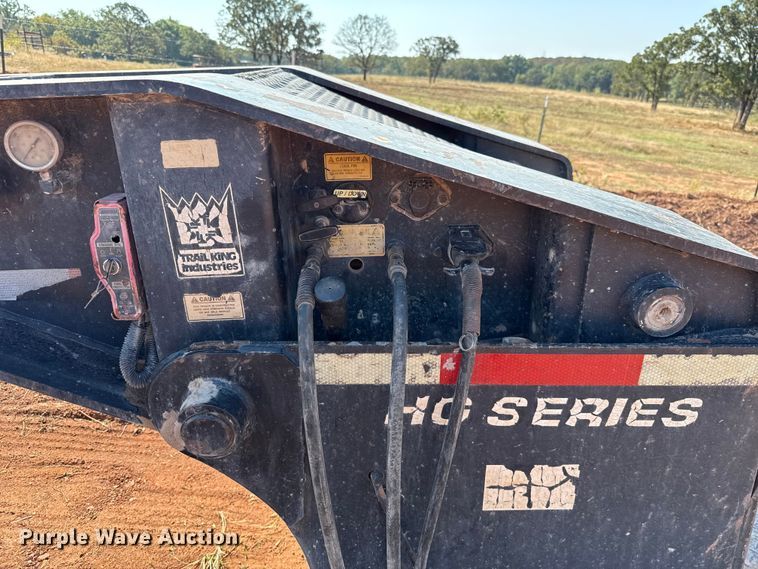 image for item EU5087 1990 Trail King TK100DGP-503 lowboy equipment trailer