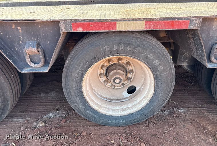 image for item EU5087 1990 Trail King TK100DGP-503 lowboy equipment trailer