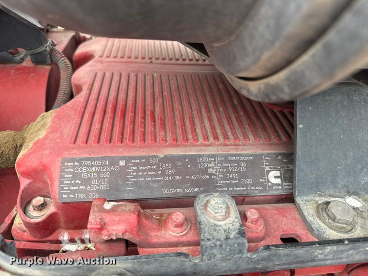 image for item EU6095 2012 Kenworth T660 semi truck