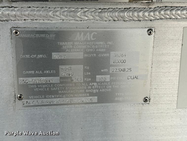 image for item EU6270 2018 Mac drop deck trailer