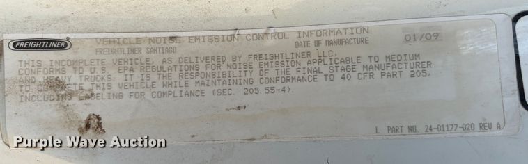 image for item EU7025 2009 Freightliner Business Class M2 truck cab and chassis