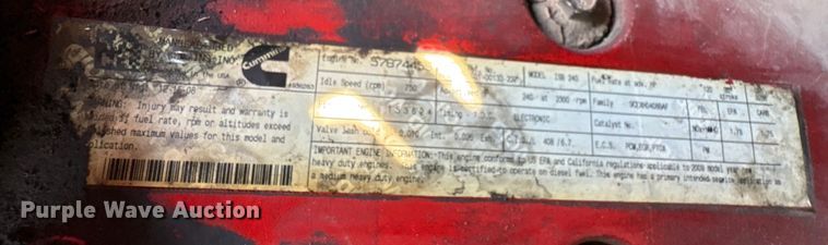 image for item EU7025 2009 Freightliner Business Class M2 truck cab and chassis