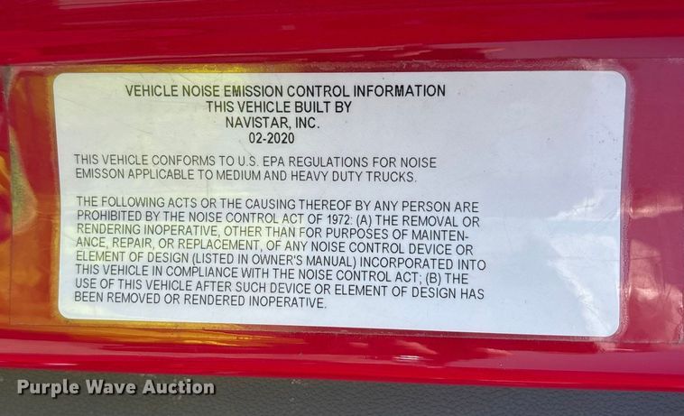 image for item YA1087 2021 International LT625 semi truck