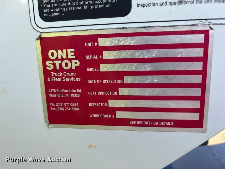 image for item YA1257 2016 Freightliner Business Class M2 forestry bucket truck