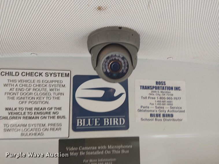 image for item DJ7852 2016 BlueBird Vison school bus